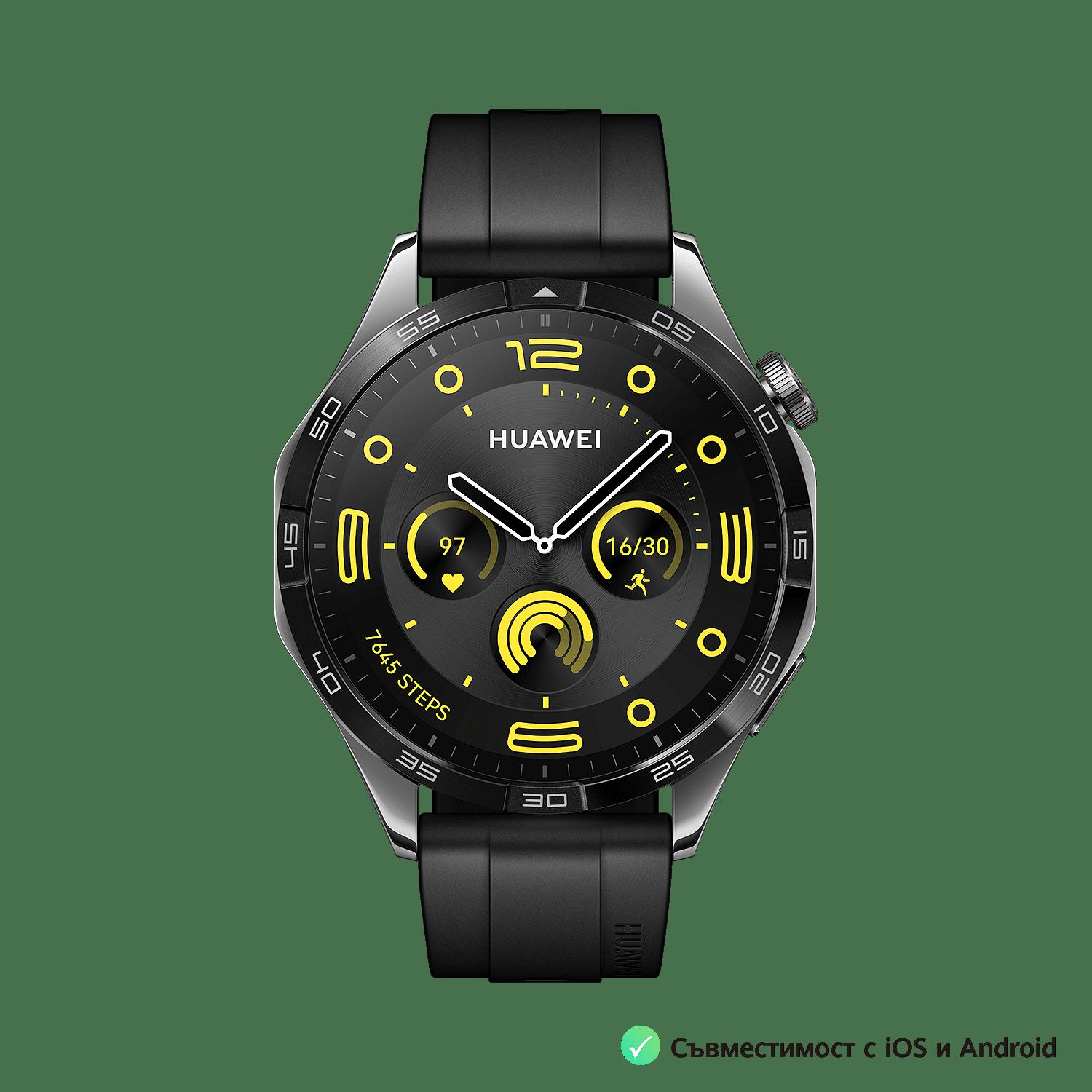 Смарт часовник Huawei WATCH GT 4 Phoinix BLACK 46mm B19F 55020BGS , 1.43