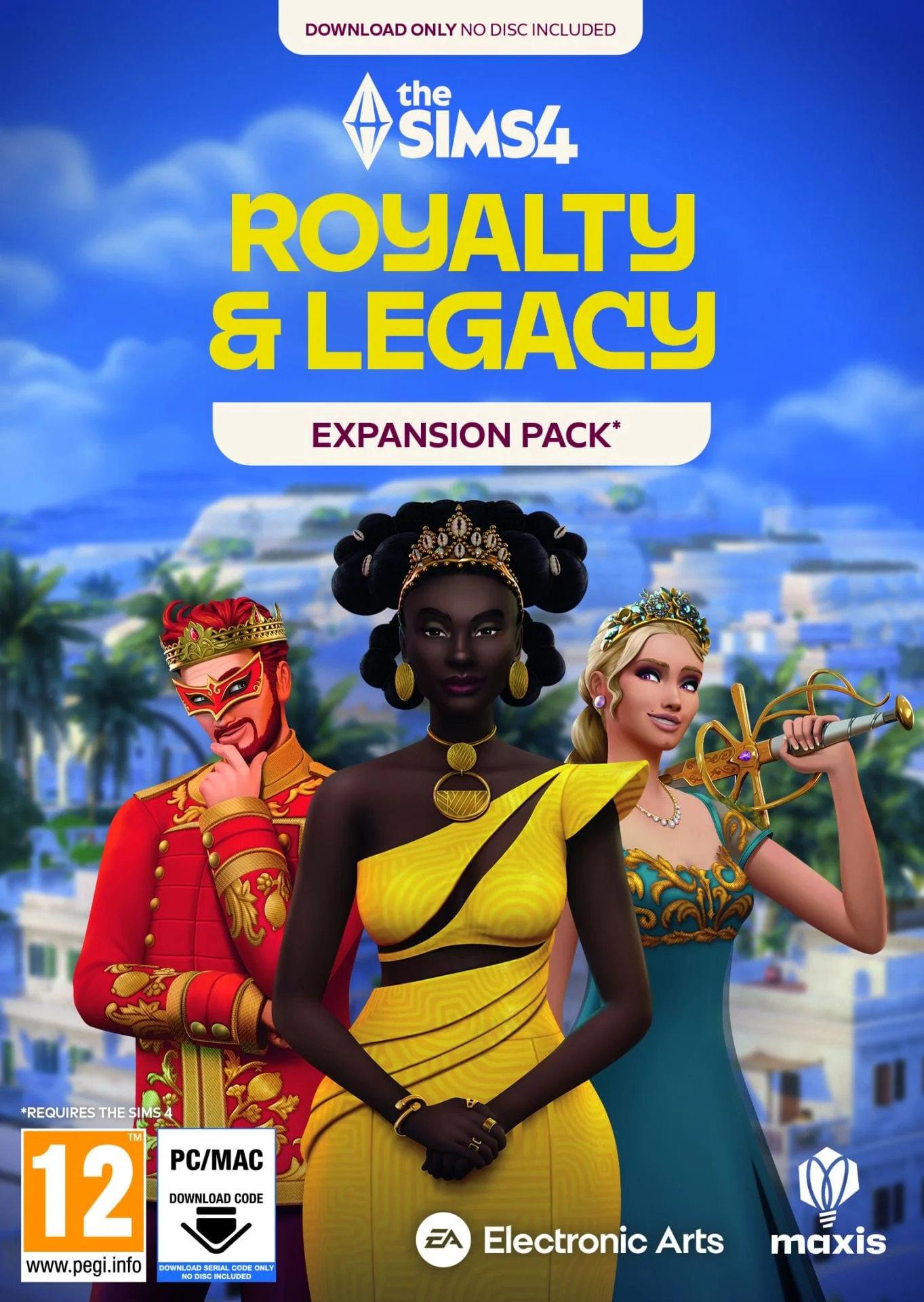 The Sims 4: Royalty & Legacy Expansion Pack - Код в кутия (PC)