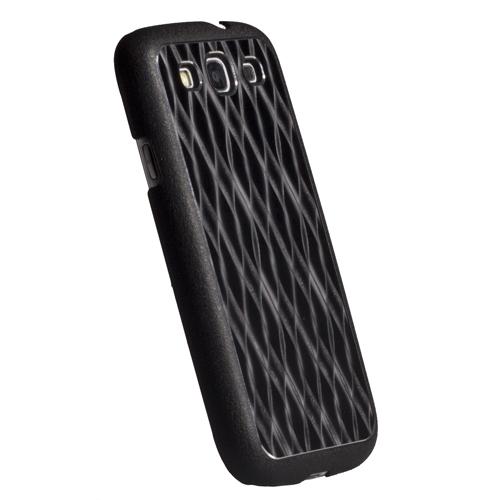 Твърд кейс с алуминиево покритие за Samsung Galaxy S3 i9300 - Krusell Bioserie AluCover Black Wave | JAR Computers Твърд кейс с алуминиево покритие за Samsung Galaxy S3 i9300 - Krusell Bioserie AluCover Black Wave