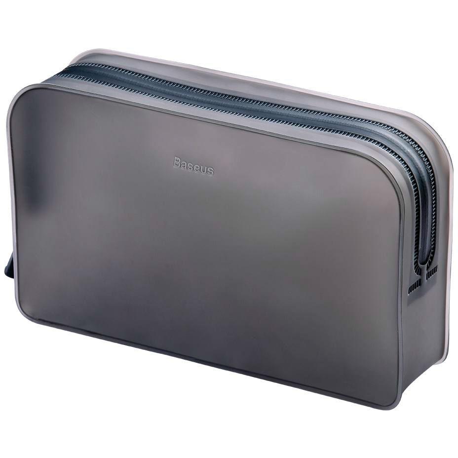 Водонепромокаема чанта за аксесоари (размер M) - Baseus Self-supporting TPU Receipt Package Storage Bag (черен) | JAR Computers Водонепромокаема чанта за аксесоари (размер M) - Baseus Self-supporting TPU Receipt Package Storage Bag (черен)