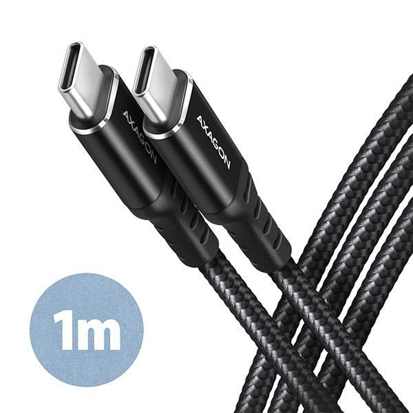 Cable USB2 C-C, M/M, 1m, 3A, AXAGON BUCM-CM10AB | JAR Computers Cable USB2 C-C, M/M, 1m, 3A, AXAGON BUCM-CM10AB