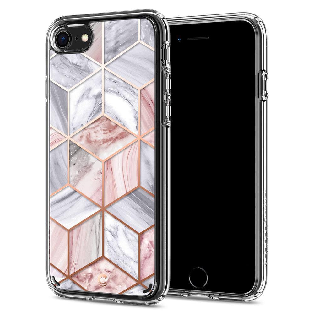 Дизайнерски удароустойчив кейс за iPhone SE (2022), iPhone SE (2020), iPhone 8, iPhone 7 - Spigen Ciel Cyrill Etoile Pink Marble Case (прозрачен) | JAR Computers Дизайнерски удароустойчив кейс за iPhone SE (2022), iPhone SE (2020), iPhone 8, iPhone 7 - Spigen Ciel Cyrill Etoile Pink Marble Case (прозрачен)