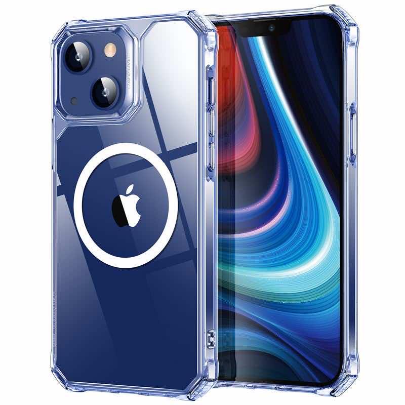 Хибриден удароустойчив кейс с MagSafe за iPhone 13 - ESR Air Armor MagSafe Case (прозрачен) | JAR Computers Хибриден удароустойчив кейс с MagSafe за iPhone 13 - ESR Air Armor MagSafe Case (прозрачен)