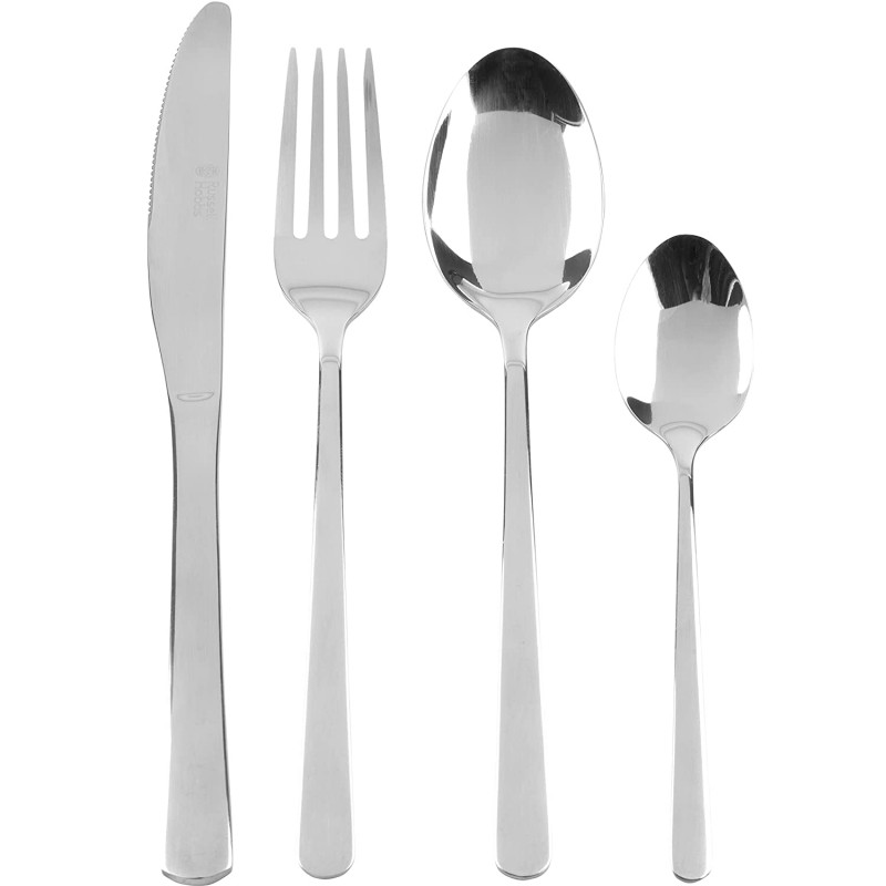 Комплект прибори Russell Hobbs Vienna RH00023EU7, 24 бр, Стомана 18/0, Сребрист