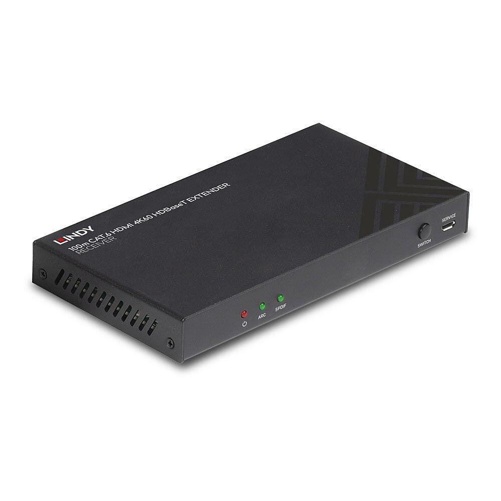 LINDY LNY-38342 :: HDMI 4K60, Audio, IR & RS-232 екстендър, Cat. 6, 100.0 м, приемник | JAR Computers LINDY LNY-38342 :: HDMI 4K60, Audio, IR & RS-232 екстендър, Cat. 6, 100.0 м, приемник