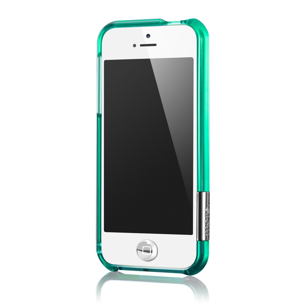 Поликарбонатов бъмпер за iPhone 5, iPhone 5S, iPhone SE - More-Thing Color Gem Lucent Jelly Ring (зелен) | JAR Computers Поликарбонатов бъмпер за iPhone 5, iPhone 5S, iPhone SE - More-Thing Color Gem Lucent Jelly Ring (зелен)