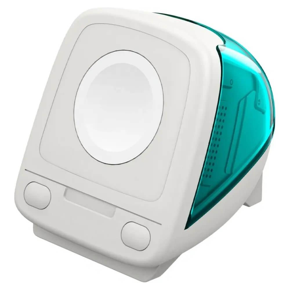 Силиконова винтидж поставка с формата на iMac G3 за Apple Watch 42мм, 44мм, 45мм, 46мм, Ultra 49мм - Spigen Classic C1 Apple Watch Silicone Stand (син) | JAR Computers Силиконова винтидж поставка с формата на iMac G3 за Apple Watch 42мм, 44мм, 45мм, 46мм, Ultra 49мм - Spigen Classic C1 Apple Watch Silicone Stand (син)