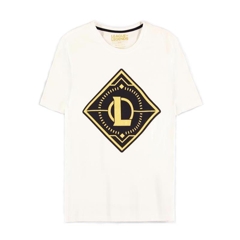 Тениска Bioworld Difuzed League of Legends, Gold Logo, Мъжка, S