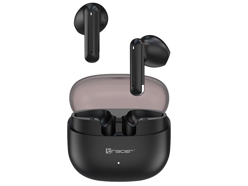 TRACER Безжични слушалки T12 TWS BT, Черни | JAR Computers TRACER Безжични слушалки T12 TWS BT, Черни