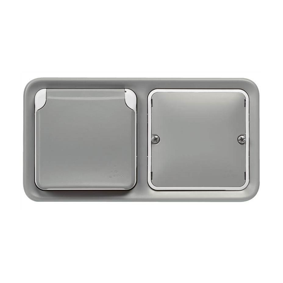 Умен Wi-Fi безжичен контакт - Legrand Plexo Smart Home Plug Socket EU (сив) | JAR Computers Умен Wi-Fi безжичен контакт - Legrand Plexo Smart Home Plug Socket EU (сив)