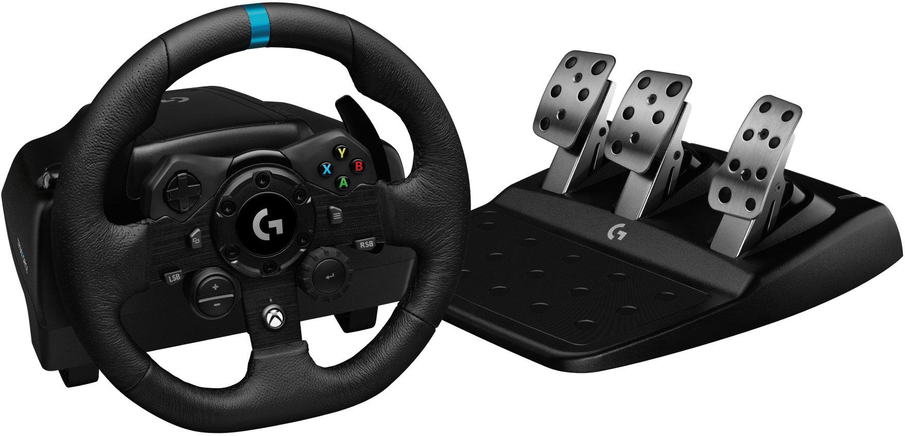 Волан с педали Logitech - G923 SE Shifter Combo, Xbox Series X/S/ Xbox One/PC, черен | JAR Computers Волан с педали Logitech - G923 SE Shifter Combo, Xbox Series X/S/ Xbox One/PC, черен