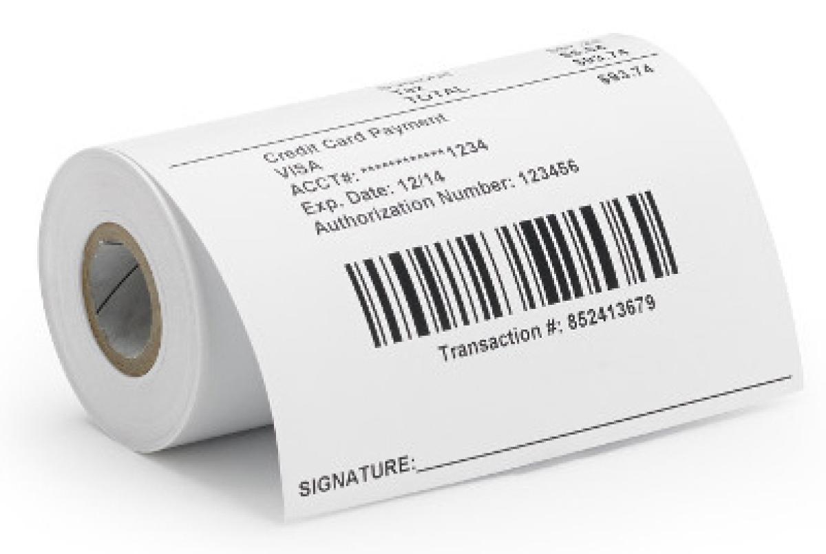Zebra Z-Perform 1000D White Self-adhesive printer label | JAR Computers Zebra Z-Perform 1000D White Self-adhesive printer label