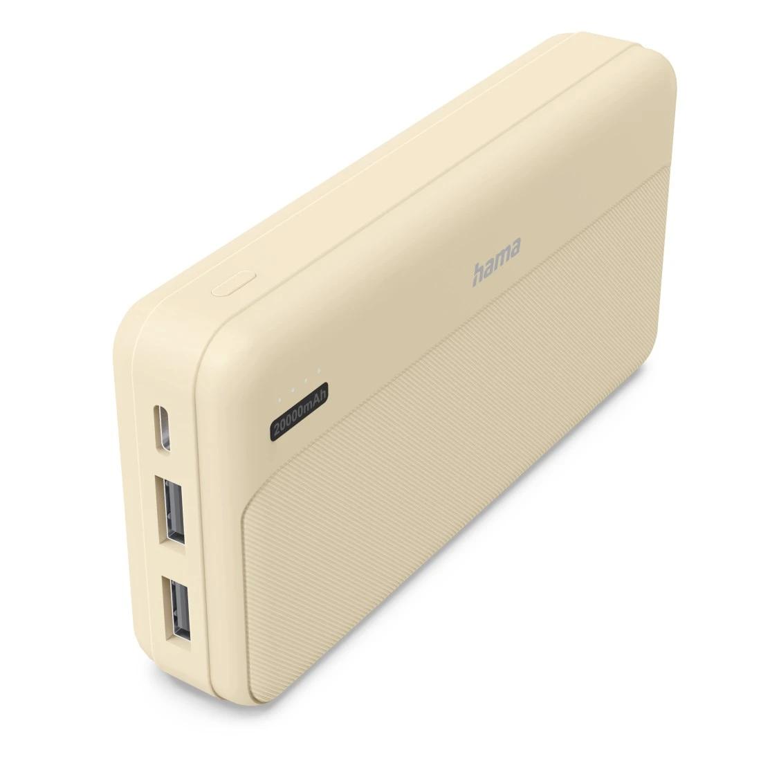 Hama Pocket 20 Литиев полимер (LiPo) 20000 mAh Пясъчен | JAR Computers Hama Pocket 20 Литиев полимер (LiPo) 20000 mAh Пясъчен