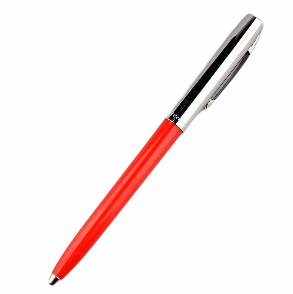 Химикалка Fisher Space Pen Cap-O-Matic Chrome cap Red barrel 775-R в подаръчна кутия | JAR Computers Химикалка Fisher Space Pen Cap-O-Matic Chrome cap Red barrel 775-R в подаръчна кутия