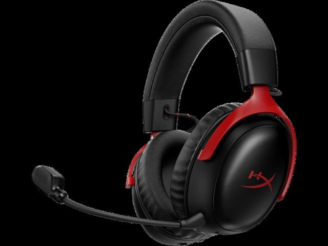 HyperX Cloud III S Wireless, Black-Red
