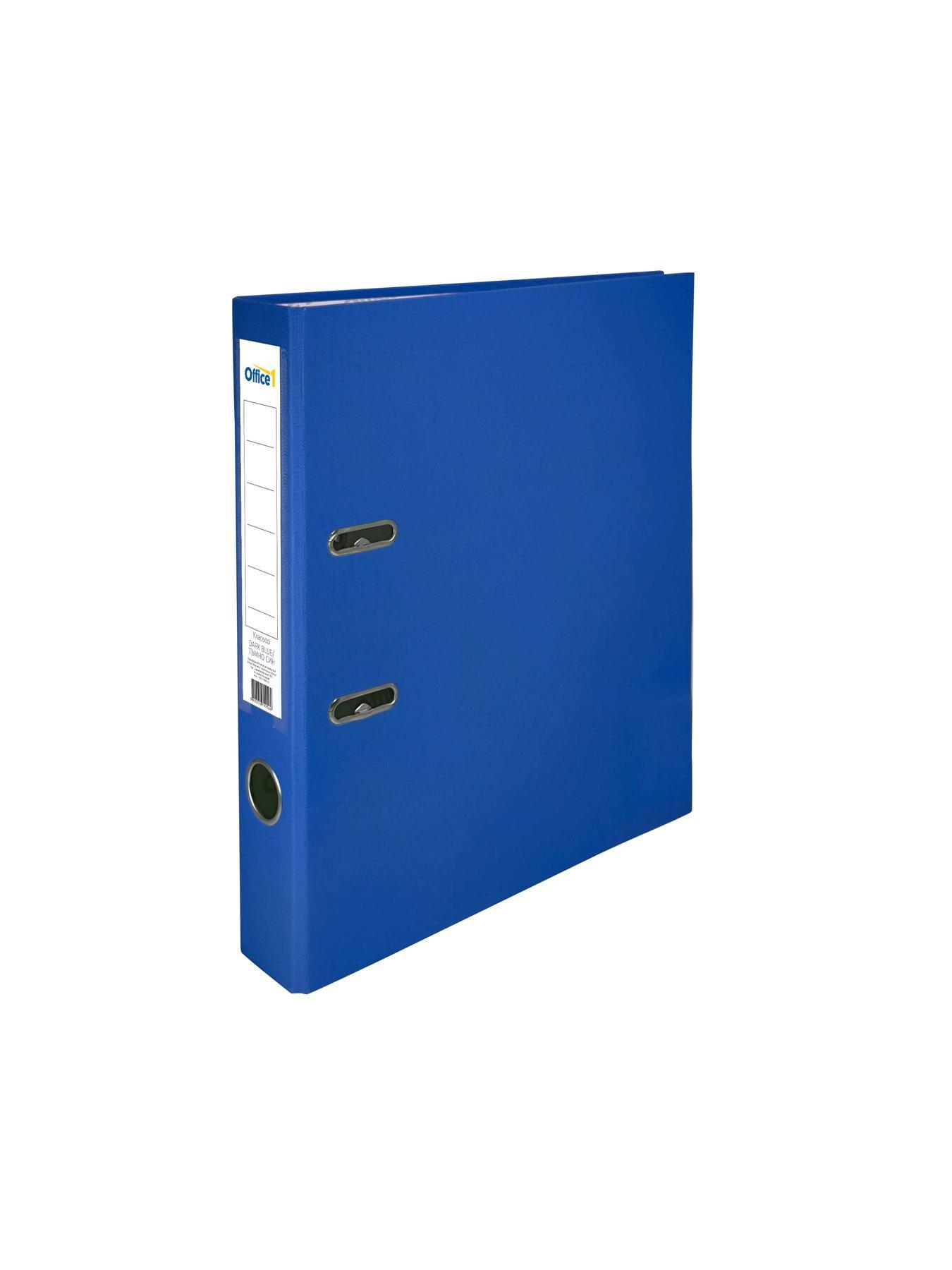 Office 1 Класьор, 5 cm, PP, без метален кант, тъмносин | JAR Computers Office 1 Класьор, 5 cm, PP, без метален кант, тъмносин