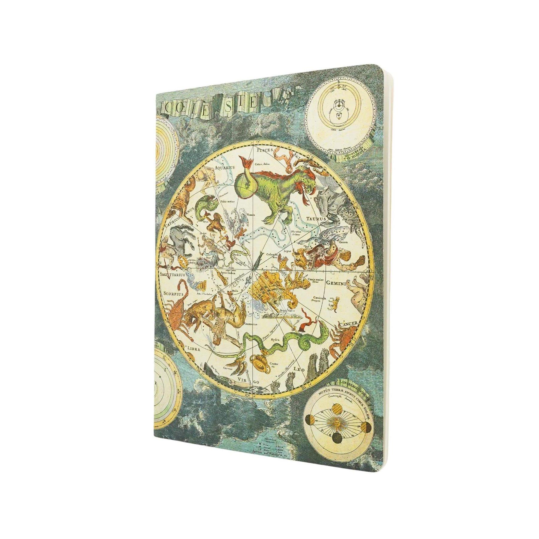Paperblanks Тетрадка Celestial Planispere, A5, на квадратчета, 40 листа