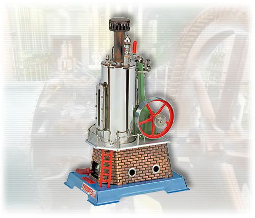 Парен двигател Wilesco D455, вертикален