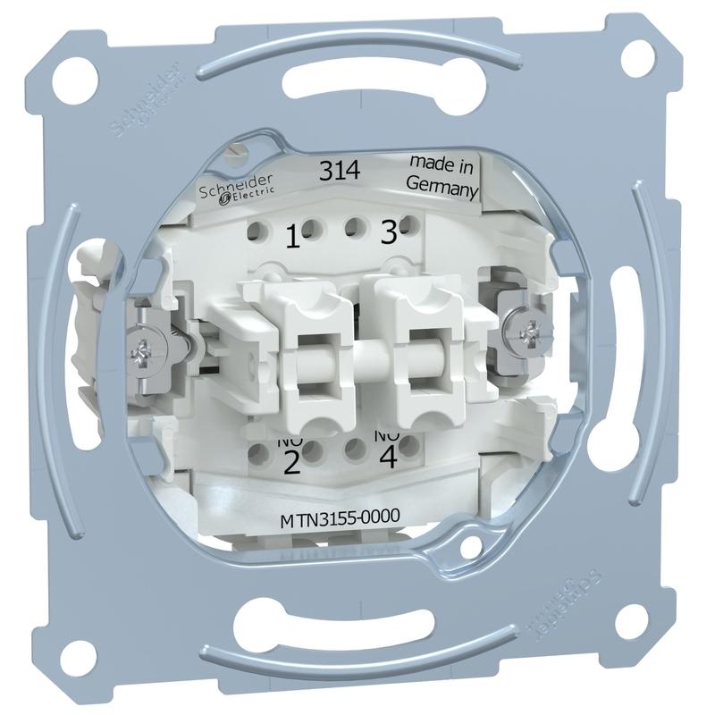Сериен бутон механизъм 10A - Schneider Electric Merten MTN3155-0000 | JAR Computers Сериен бутон механизъм 10A - Schneider Electric Merten MTN3155-0000