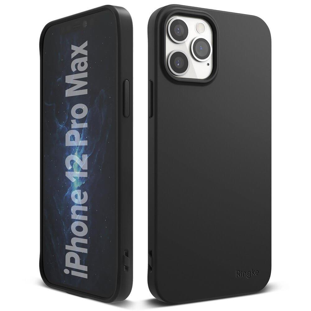 Силиконов (TPU) калъф за iPhone 12 Pro Max - Ringke Air S Case (черен) | JAR Computers Силиконов (TPU) калъф за iPhone 12 Pro Max - Ringke Air S Case (черен)