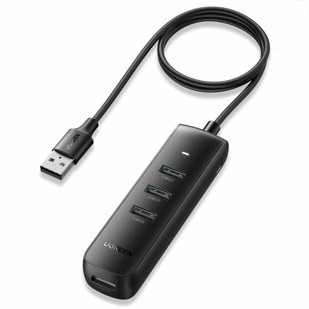 Ugreen Adapter CM416 4in1 USB to 4x USB 1m black (80657B) (UGR80657B) | JAR Computers Ugreen Adapter CM416 4in1 USB to 4x USB 1m black (80657B) (UGR80657B)