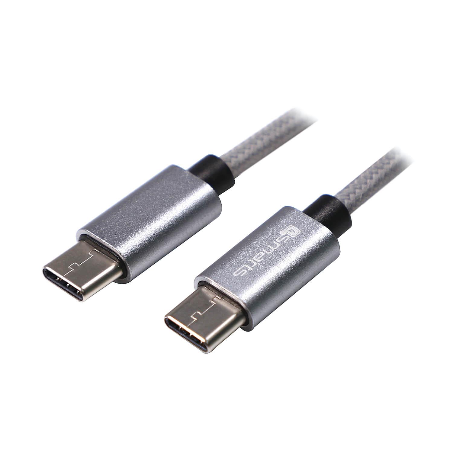 USB-C към USB-C кабел за устройства с USB-C порт (100 см.) - 4smarts RapidCord USB-C to USB-C data Cable | JAR Computers USB-C към USB-C кабел за устройства с USB-C порт (100 см.) - 4smarts RapidCord USB-C to USB-C data Cable