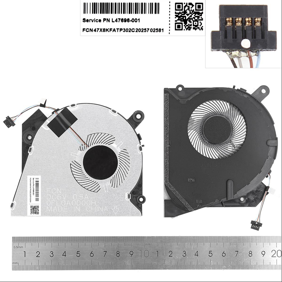 Вентилатор за лаптоп (CPU Fan) HP ProBook 450 G6 450 G7 HSN-Q16C (For Integrated graphics)