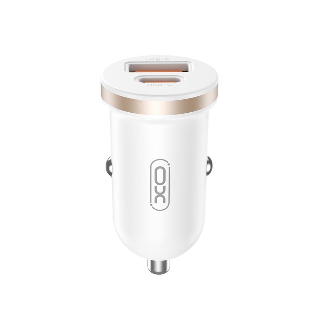 XO 12V 30W, USB-A + USB-C, бял - CC56 | JAR Computers XO 12V 30W, USB-A + USB-C, бял - CC56