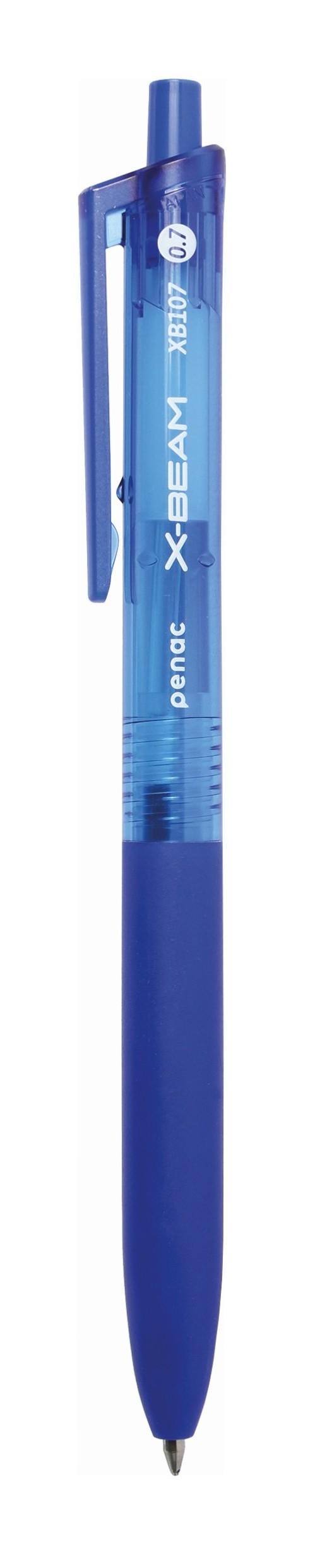 Автоматична химикалка Penac X-BEAM XB107, с грип, 0.7 мм, синя | JAR Computers Автоматична химикалка Penac X-BEAM XB107, с грип, 0.7 мм, синя