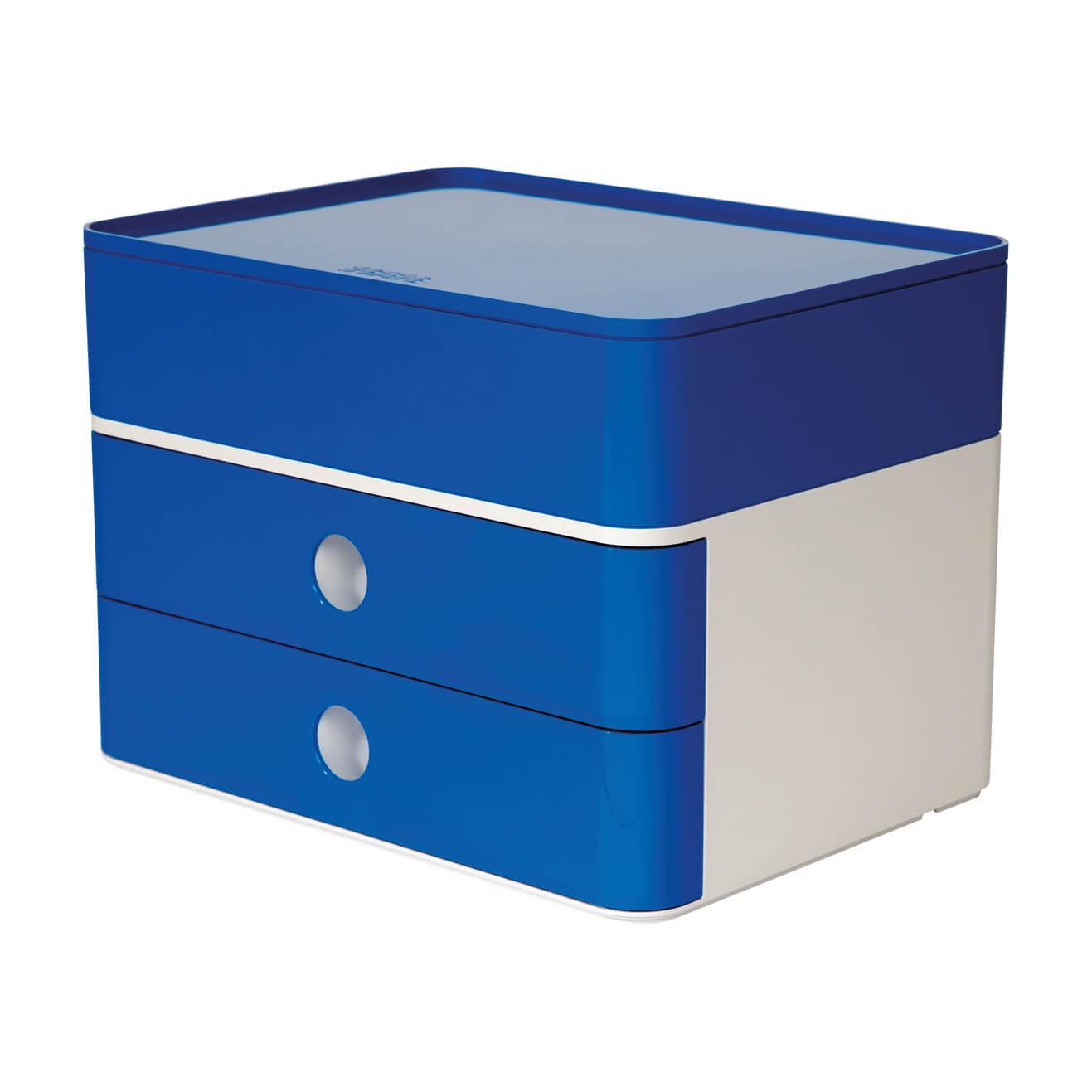 HAN Бокс Allison Smart-Box Plus, с 2 чекмеджета и органайзер, син | JAR Computers HAN Бокс Allison Smart-Box Plus, с 2 чекмеджета и органайзер, син