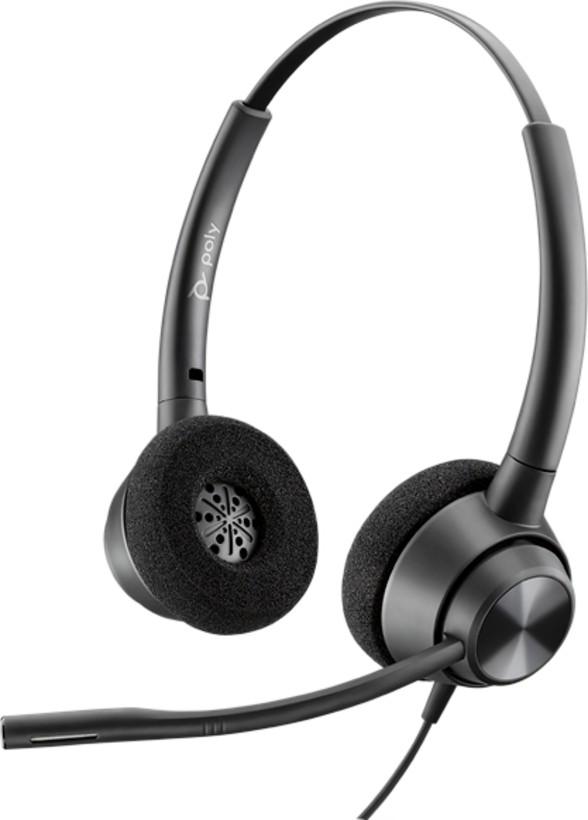 HP Poly EncorePro 320 Stereo USB-A жични слушалки | JAR Computers HP Poly EncorePro 320 Stereo USB-A жични слушалки