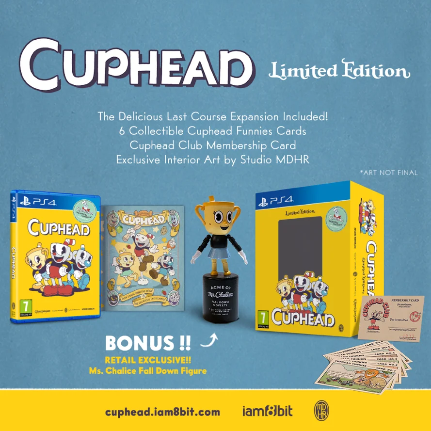 Игра Cuphead Limited Edition (PS4) | JAR Computers Игра Cuphead Limited Edition (PS4)
