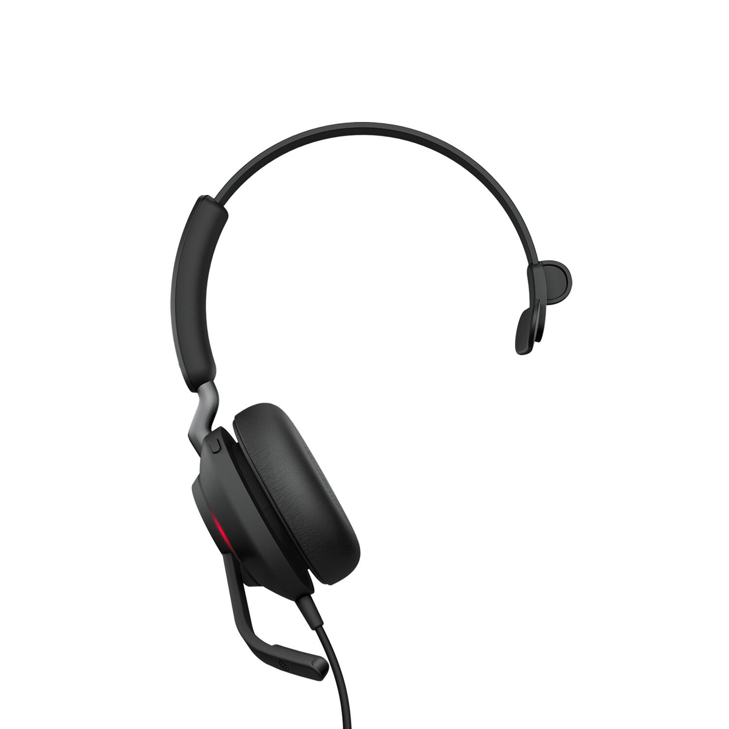 Jabra Evolve2 40 SE Слушалки Жичен Лента за глава Офис/Център за обаждания USB Type-C / USB Type-A Черен