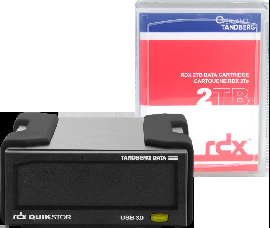 Комплект външен диск с 2TB касета Tandberg Data Drive QuikStor RDX Extern - PN 8865-RDX | JAR Computers Комплект външен диск с 2TB касета Tandberg Data Drive QuikStor RDX Extern - PN 8865-RDX