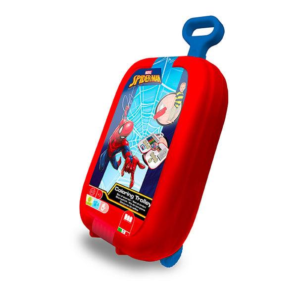 Multiprint Комплект за оцветяване Spiderman, в куфарче, на колела, асорти | JAR Computers Multiprint Комплект за оцветяване Spiderman, в куфарче, на колела, асорти
