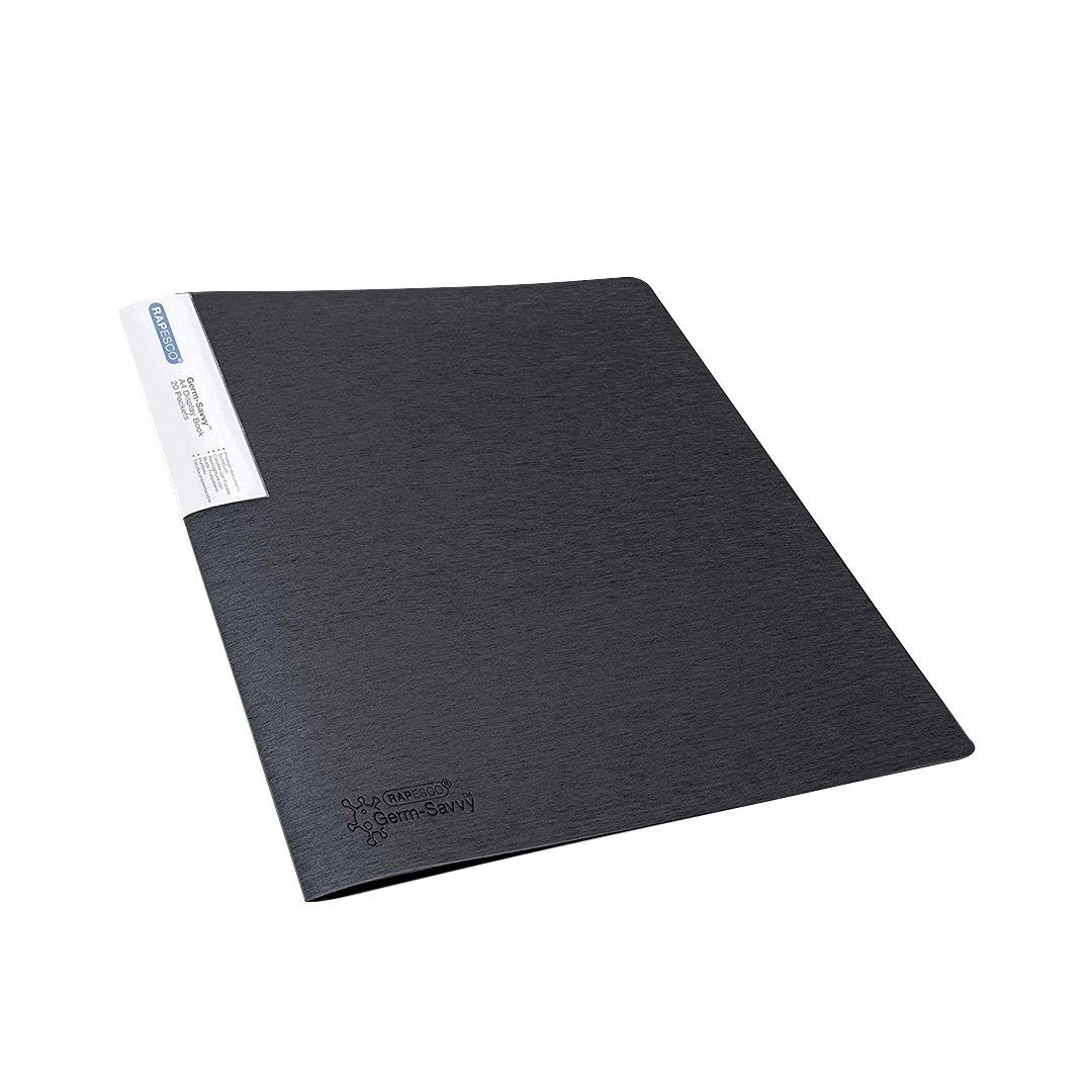 Rapesco Папка Germ-Savvy, PP, с 20 джоба, черна | JAR Computers Rapesco Папка Germ-Savvy, PP, с 20 джоба, черна