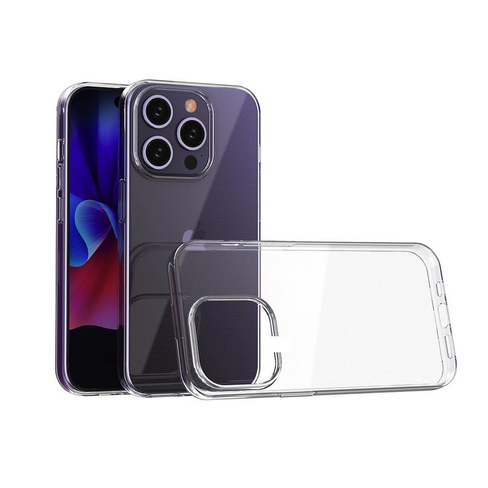 Силиконов (TPU) калъф за iPhone 15 Pro (прозрачен) - Ultra Clear TPU Cover | JAR Computers Силиконов (TPU) калъф за iPhone 15 Pro (прозрачен) - Ultra Clear TPU Cover