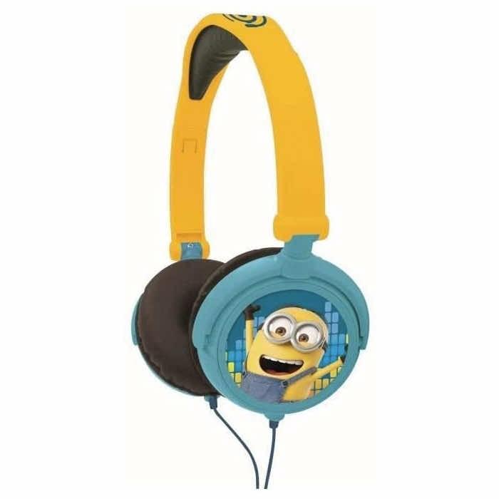 Слушалки подходящи за деца за мобилни устройства - Lexibook Despicable Me Minions Foldable Stereo Headphones (жълт) | JAR Computers Слушалки подходящи за деца за мобилни устройства - Lexibook Despicable Me Minions Foldable Stereo Headphones (жълт)