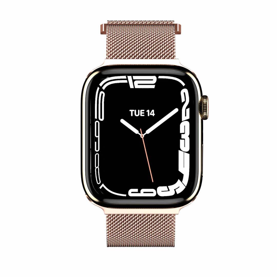 Стоманена, неръждаема каишка за Apple Watch 38мм, 40мм, 41мм - SwitchEasy Mesh Stainless Steel Watch Loop Band (розово злато) | JAR Computers Стоманена, неръждаема каишка за Apple Watch 38мм, 40мм, 41мм - SwitchEasy Mesh Stainless Steel Watch Loop Band (розово злато)