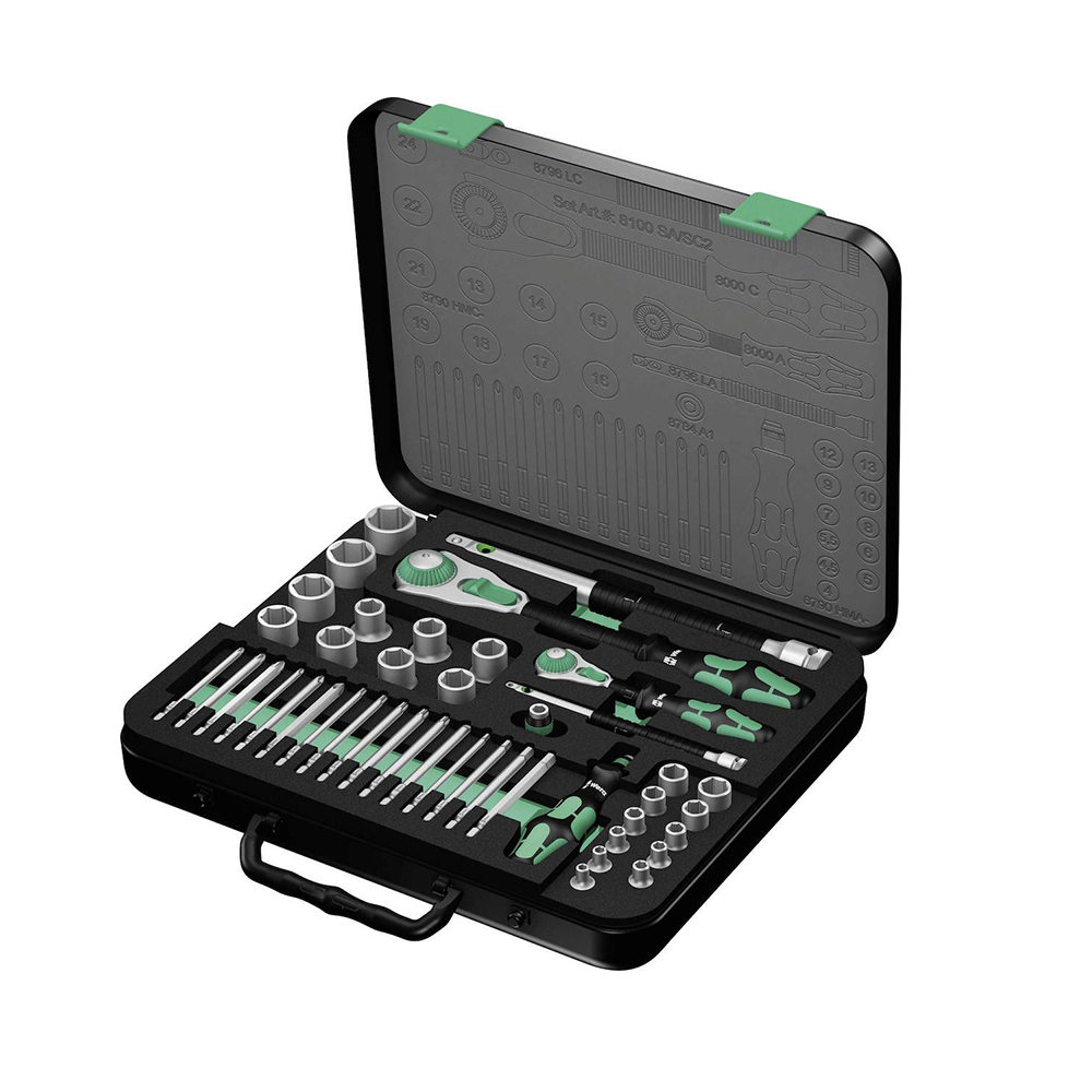 Wera 8100 SA/SC 2 Zyklop speed ratchet set (5160785001) (WER5160785001) | JAR Computers Wera 8100 SA/SC 2 Zyklop speed ratchet set (5160785001) (WER5160785001)