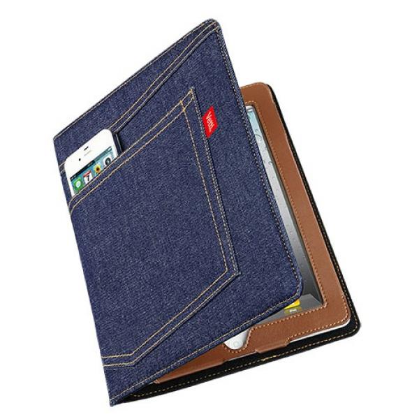 Дънков калъф и поставка за iPad 4, iPad 3 и iPad 2 - VettiCraft Urban myJeans | JAR Computers Дънков калъф и поставка за iPad 4, iPad 3 и iPad 2 - VettiCraft Urban myJeans