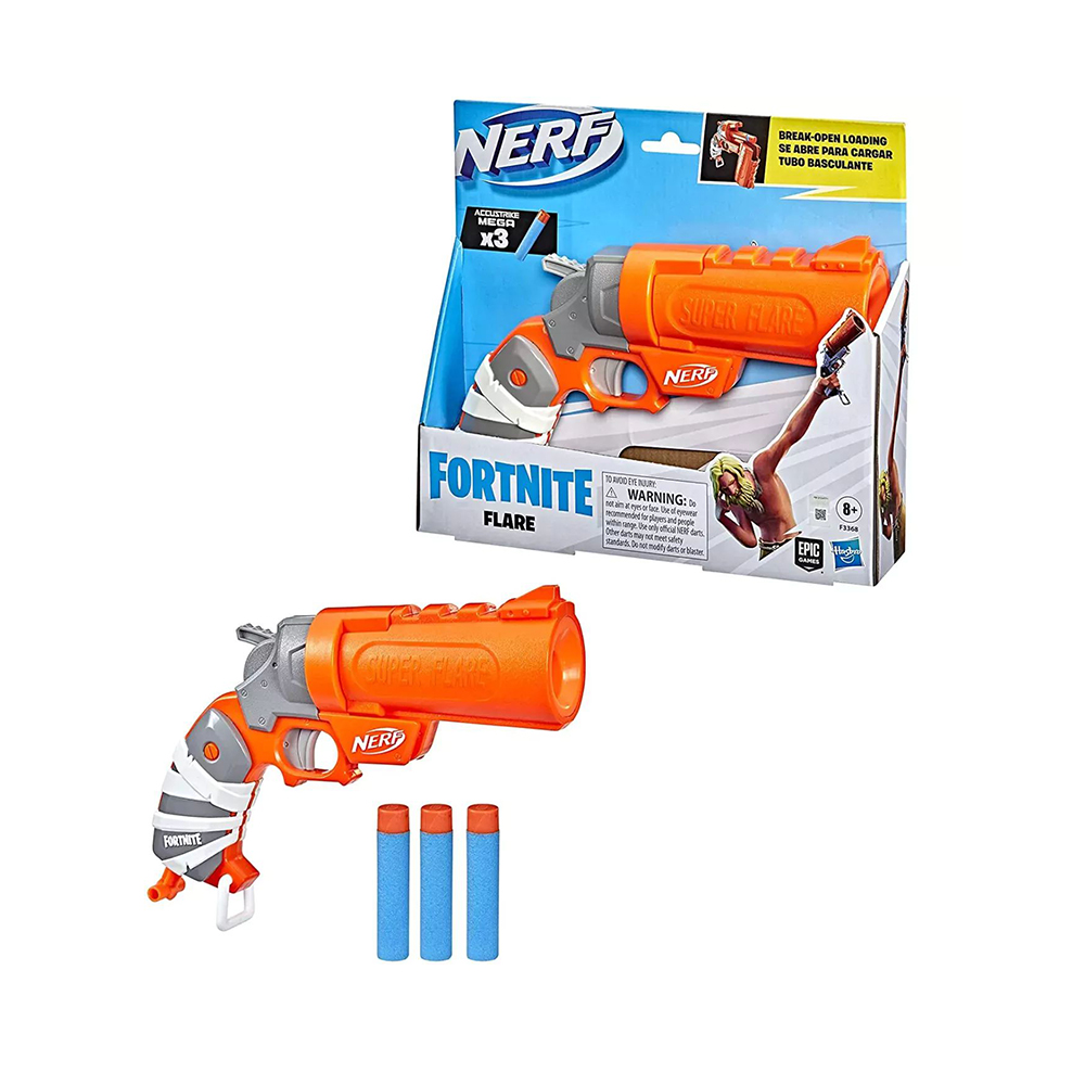 Hasbro Nerf Fortnite Flare Launcher for Ages 6+ (F3368) (HASF3368) | JAR Computers Hasbro Nerf Fortnite Flare Launcher for Ages 6+ (F3368) (HASF3368)