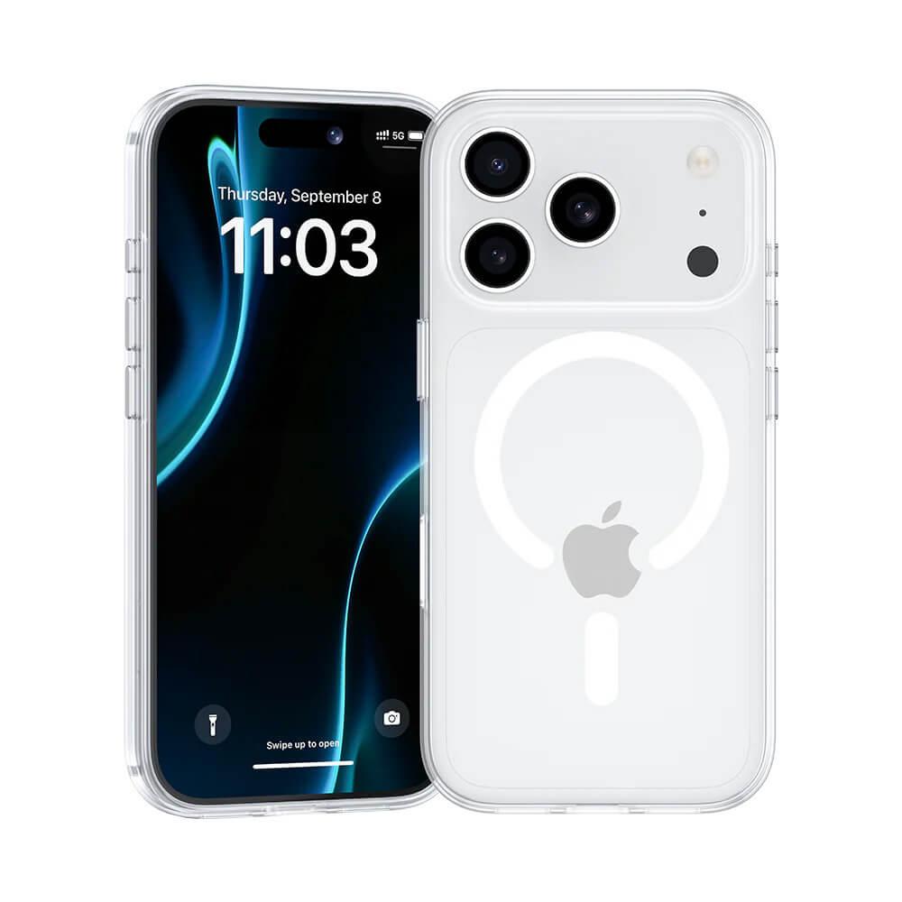 Хибриден удароустойчив кейс с MagSafe за iPhone 17 Pro Max - Benks Magnetic Crystal Camera Control Button Case (прозрачен) | JAR Computers Хибриден удароустойчив кейс с MagSafe за iPhone 17 Pro Max - Benks Magnetic Crystal Camera Control Button Case (прозрачен)