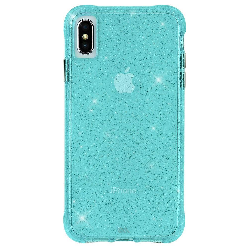 Кейс с висока защита за iPhone XS, iPhone X - CaseMate Sheer Crystal Case (син) | JAR Computers Кейс с висока защита за iPhone XS, iPhone X - CaseMate Sheer Crystal Case (син)