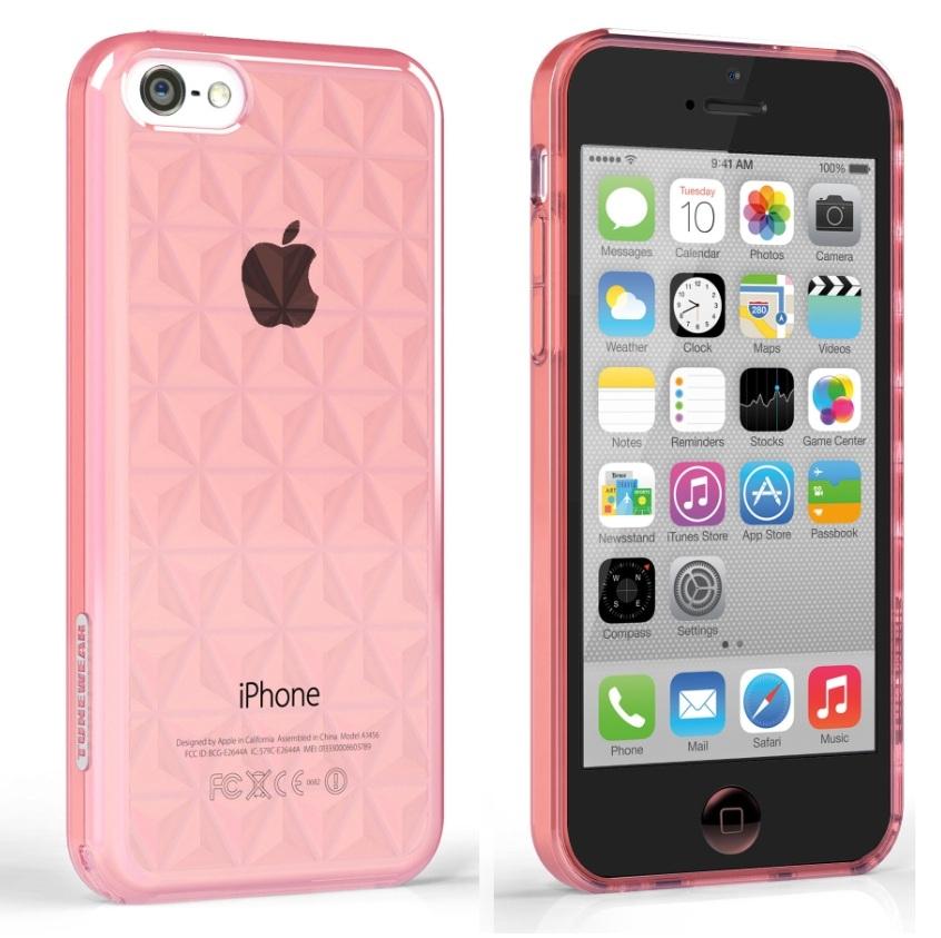 Силиконов (TPU) калъф с аксесоари за iPhone 5C (розов) - Tunewear Tuneprism | JAR Computers Силиконов (TPU) калъф с аксесоари за iPhone 5C (розов) - Tunewear Tuneprism