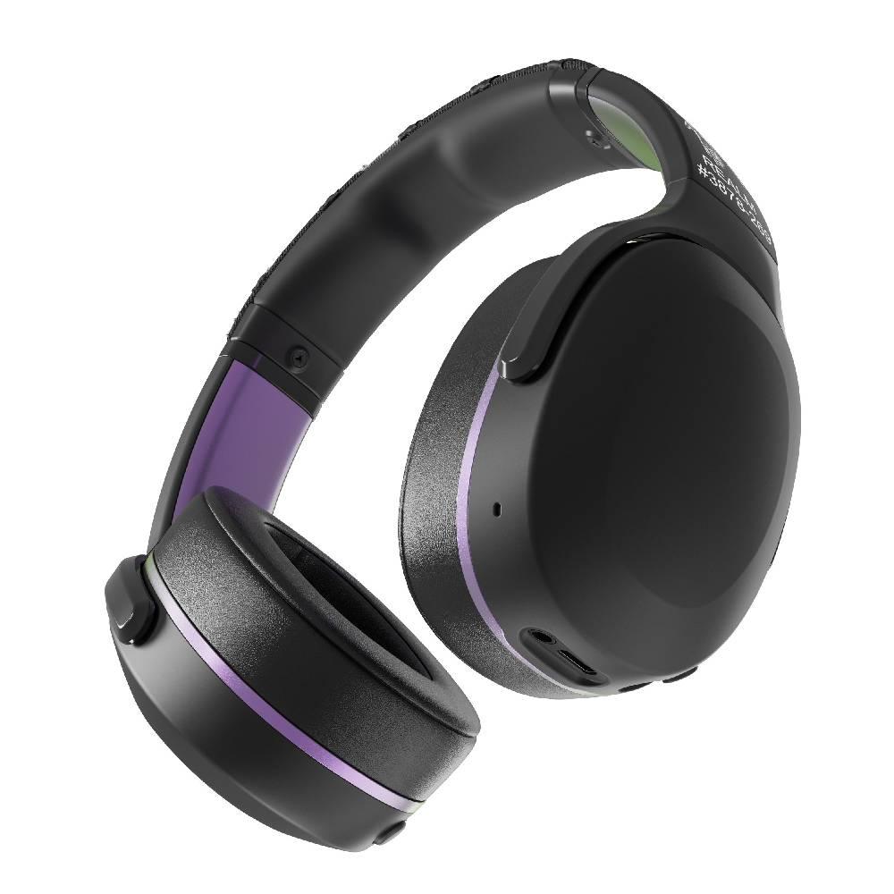 Skullcandy CRUSHER Evo DustBox безжични слушалки (черен/лилав)