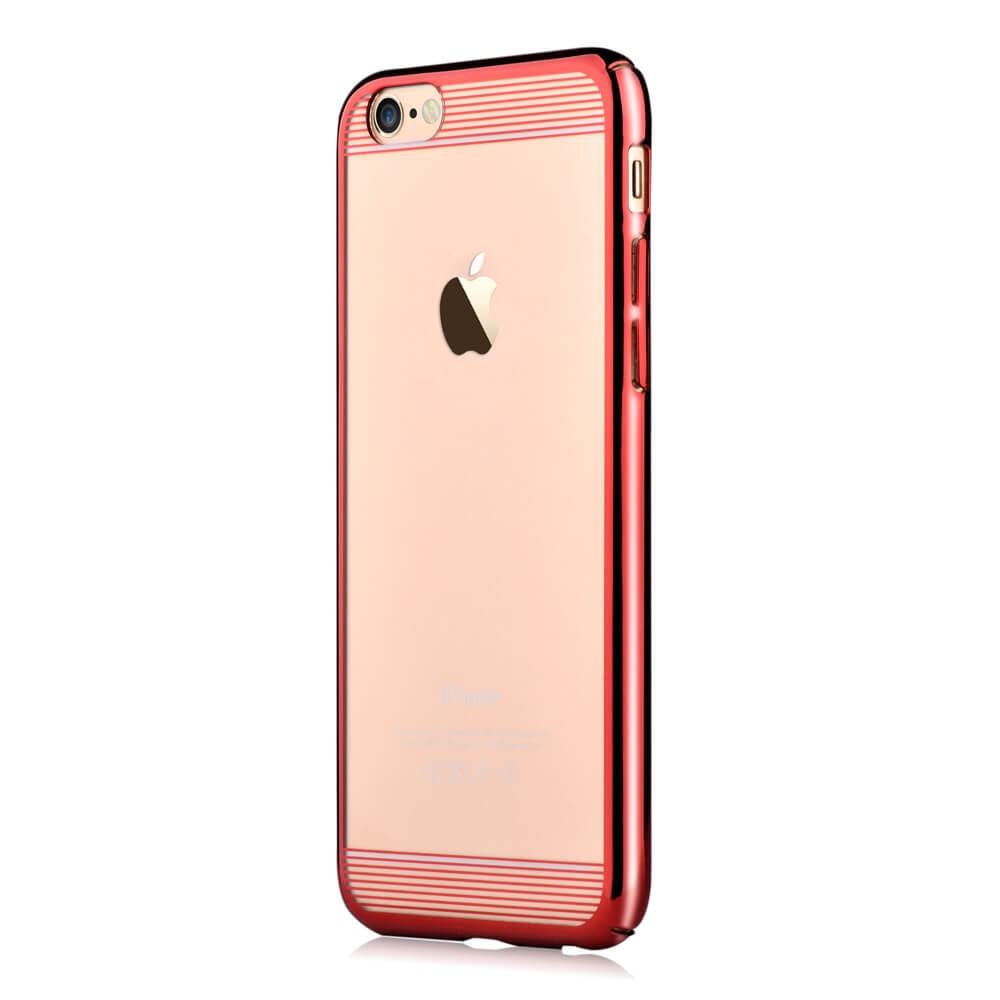 Тънък поликарбонатов кейс за iPhone 6, iPhone 6S - Comma Brightness 360 Case (червен-прозрачен) | JAR Computers Тънък поликарбонатов кейс за iPhone 6, iPhone 6S - Comma Brightness 360 Case (червен-прозрачен)