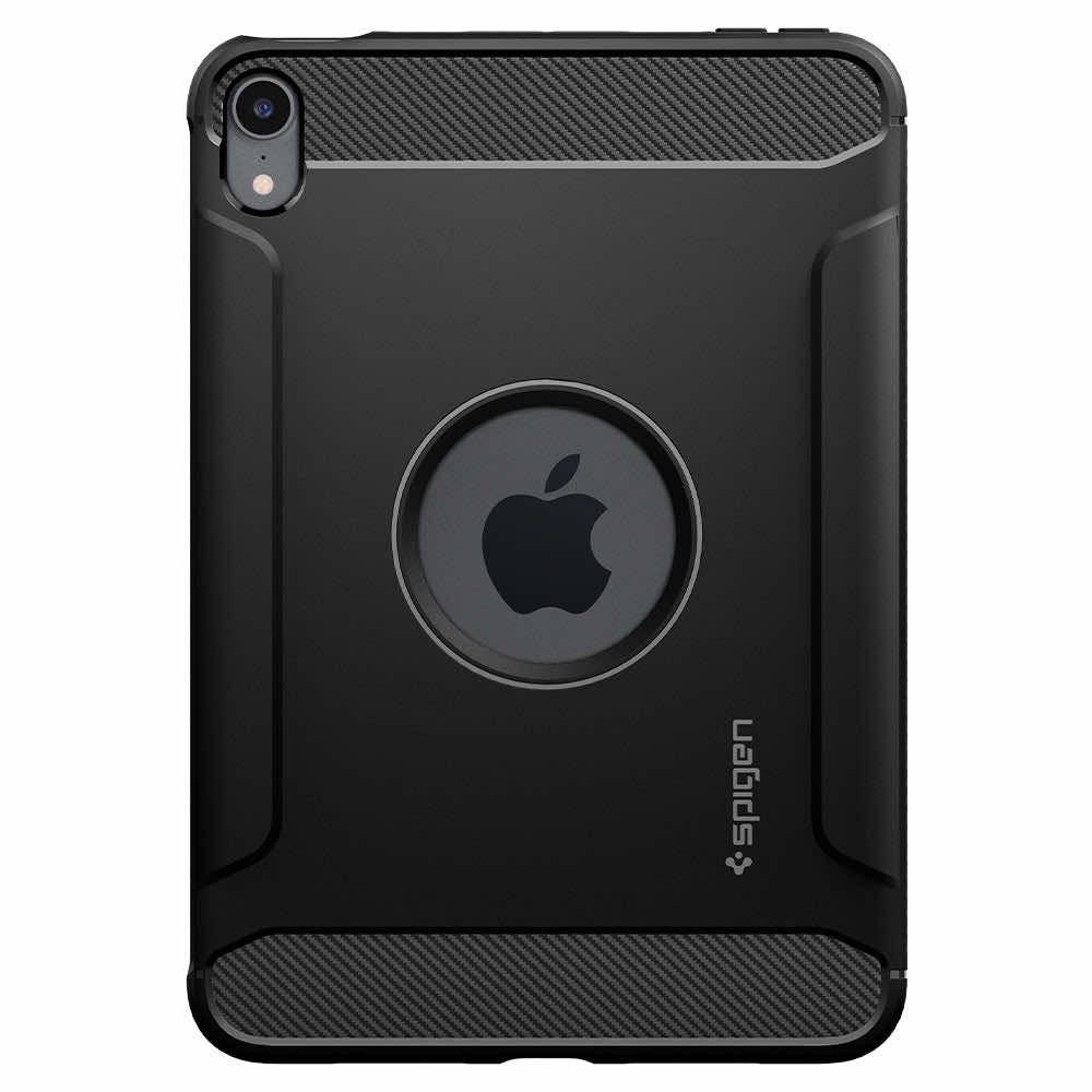 Удароустойчив силиконов (TPU) калъф за iPad mini 7 (2024), iPad mini 6 (2021) - Spigen Rugged Armor Case (черен) | JAR Computers Удароустойчив силиконов (TPU) калъф за iPad mini 7 (2024), iPad mini 6 (2021) - Spigen Rugged Armor Case (черен)