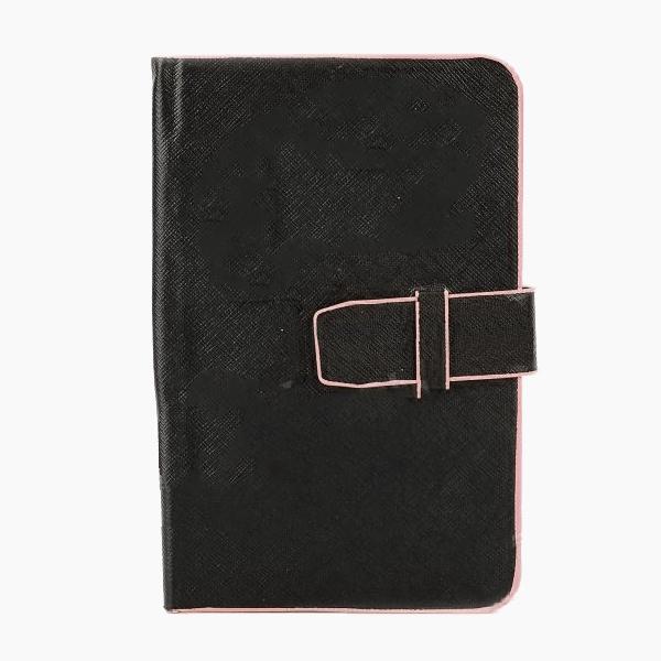 Универсален кожен калъф, тип папка за таблети до 7 инча - Universal PU Leather Case 3.0 (черен-розов) | JAR Computers Универсален кожен калъф, тип папка за таблети до 7 инча - Universal PU Leather Case 3.0 (черен-розов)