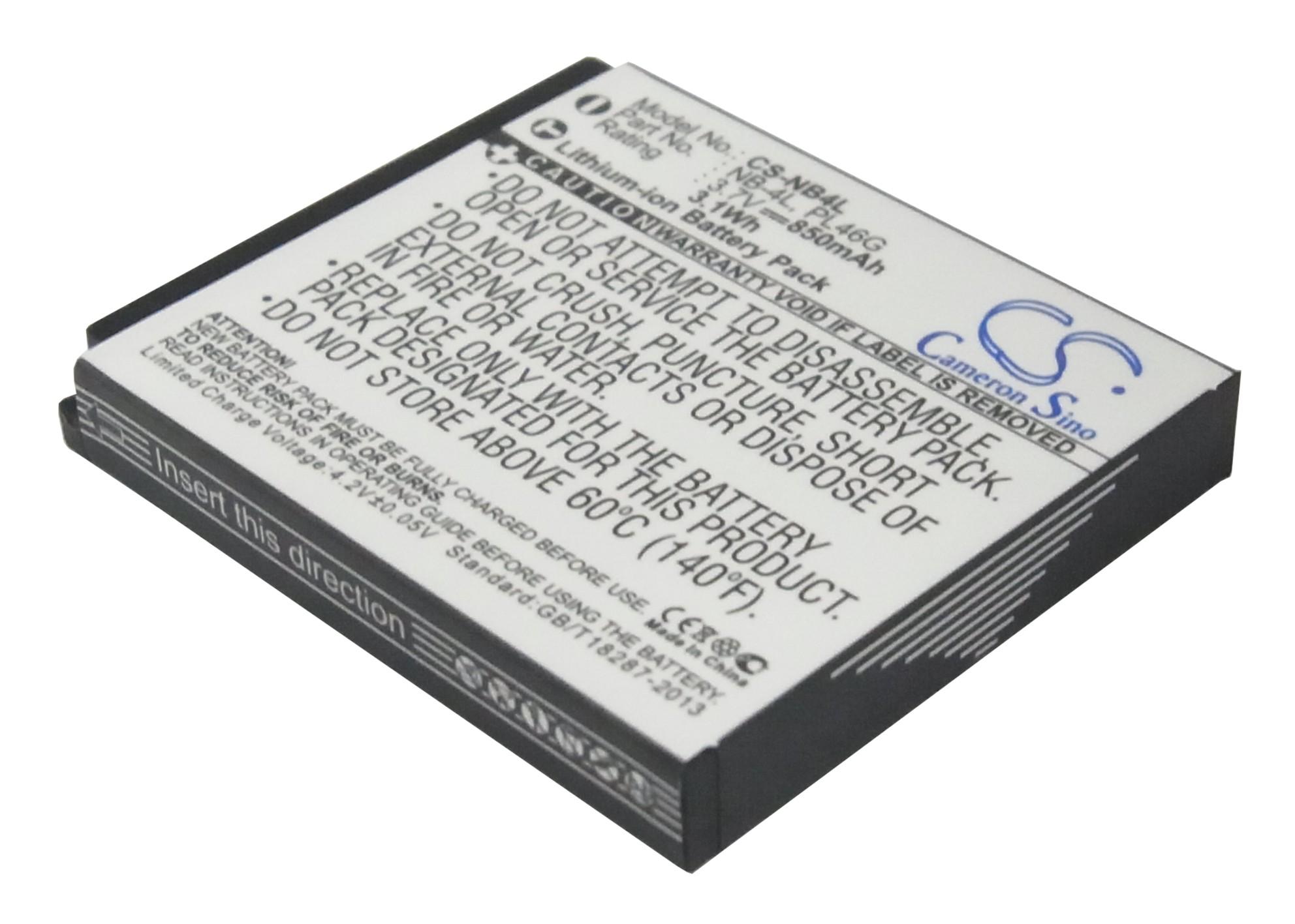 Батерия за апарат CANON NB4L LiIon 3.7V 850mAh Cameron Sino | JAR Computers Батерия за апарат CANON NB4L LiIon 3.7V 850mAh Cameron Sino